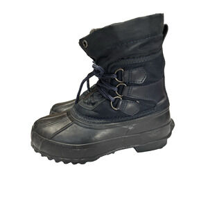 Steel Shank Women's 6 Insulated Winter Snowmobile Boots Wool Lined Warm Snow